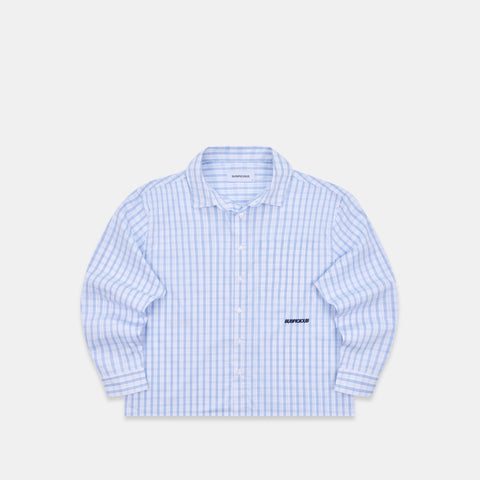 Boat / Essentials Checkered Shirt - Light Blue