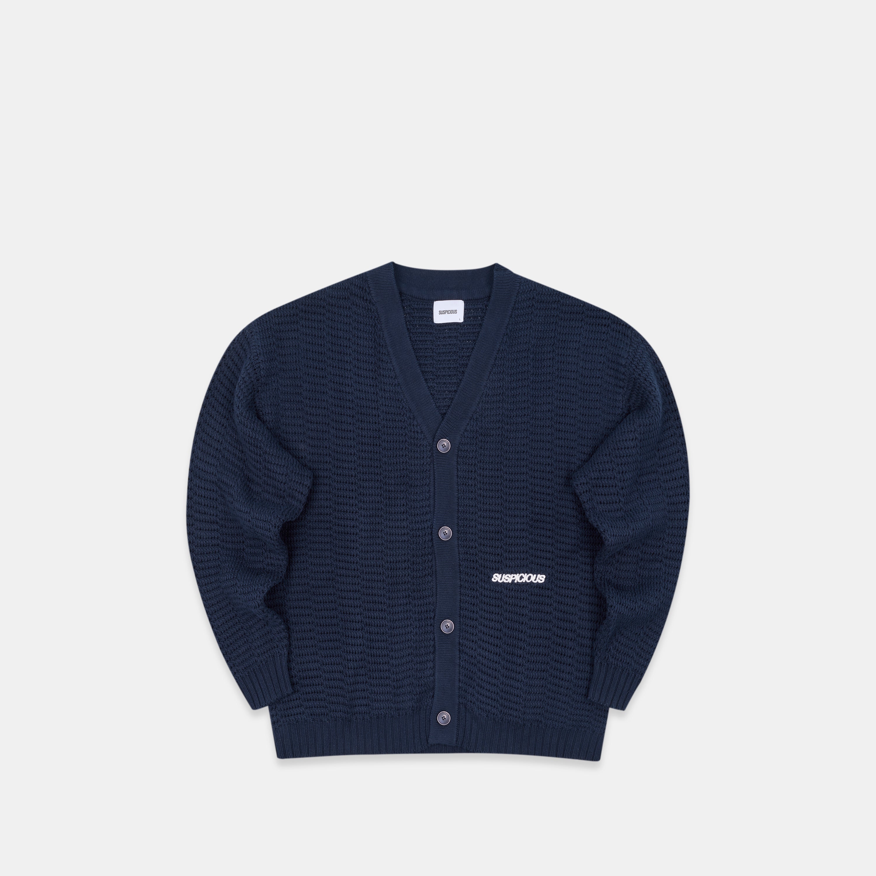 Essentials Crochet Cardigan - Nightfall – Suspicious Antwerp