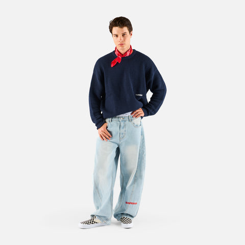 Boat / Essentials Crochet Sweat - Nightfall
