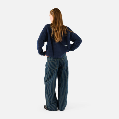 Boat / Essentials Crochet Sweat - Nightfall
