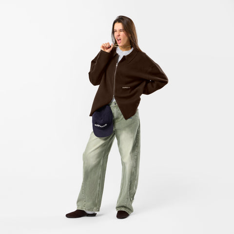 Winter 5 / Essentials Knitted Jacket - Espresso