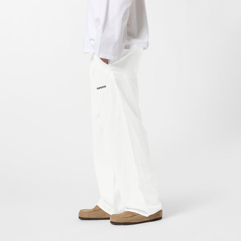 PL / Essentials Linen Pants - White