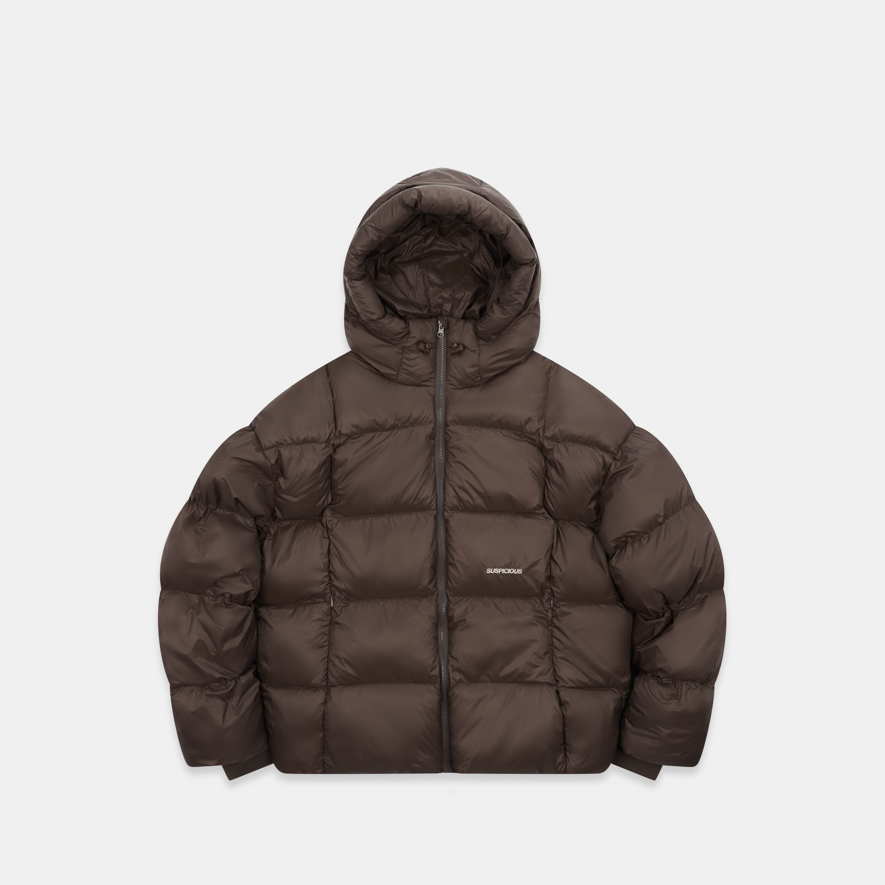 Essentials Puffer - Espresso – Suspicious Antwerp