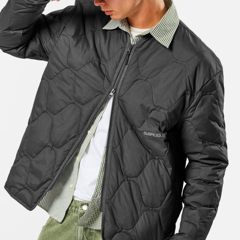 Softground / Essentials Quilted Jacket - Graphite