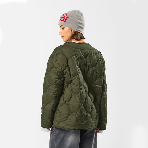 Softground / Essentials Quilted Jacket w Pocket - Hunter