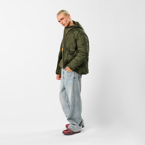 Softground / Essentials Quilted Jacket w Pocket - Hunter