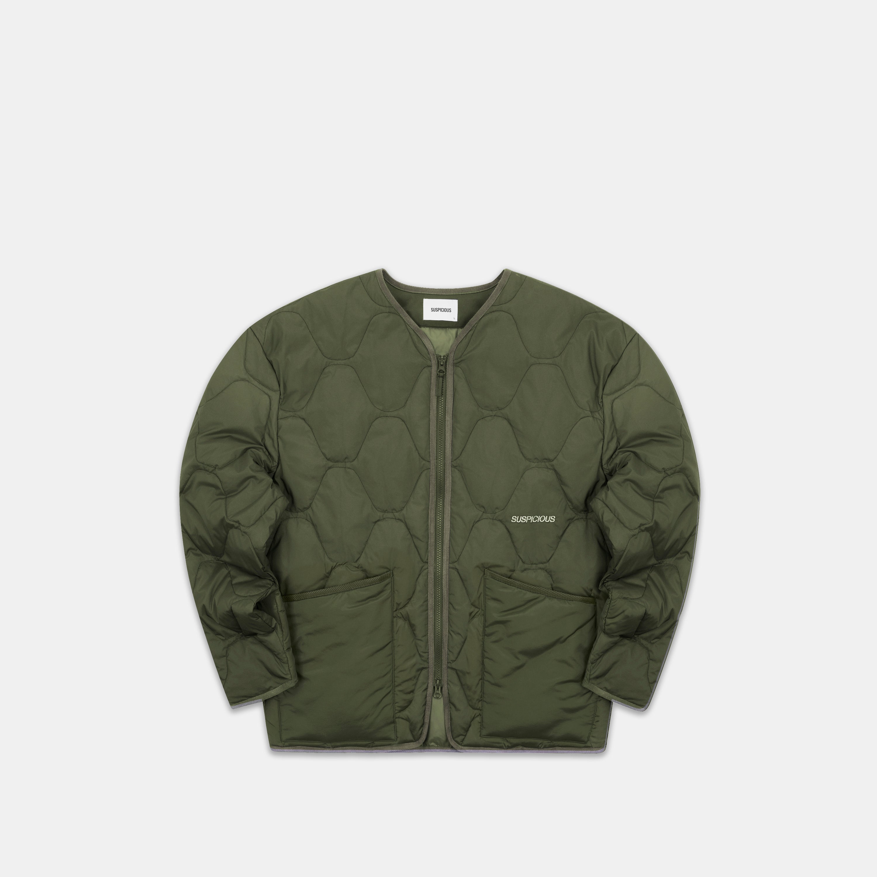 Essentials Quilted Jacket w Pocket - Hunter – Suspicious Antwerp
