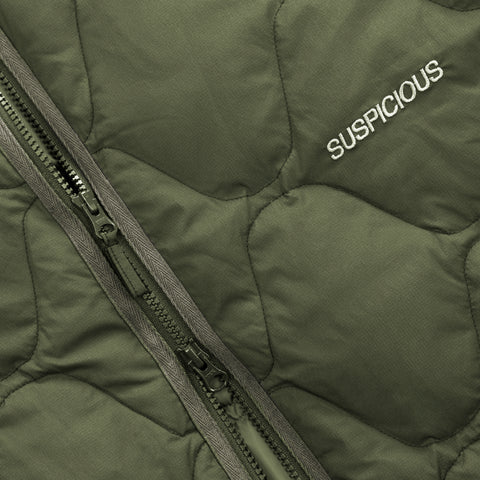 Softground / Essentials Quilted Jacket w Pocket - Hunter