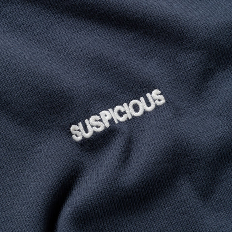 End Of Summer / Essentials Ribbed Henley Longsleeve - Nightfall