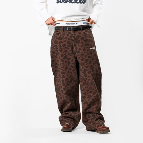 Leopard / Essentials Roomie Jeans - Dark Leopard