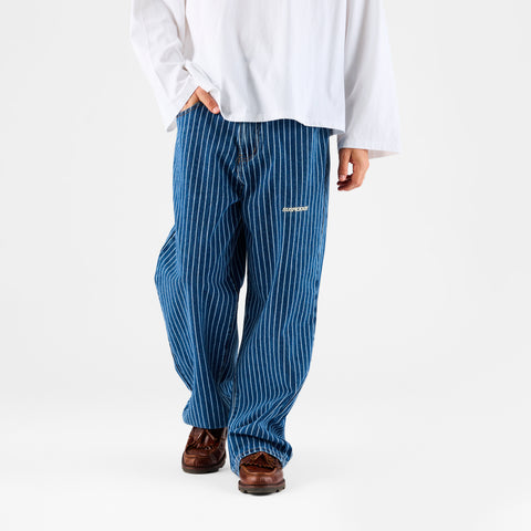 Boat / Essentials Striped Jeans - Washed Blue