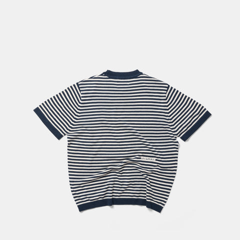 Summer Breeze / Essentials Striped Knitted Tee - Nightfall