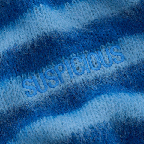 Winter4 / Essentials Striped Mohair Knit - Celestial Blue