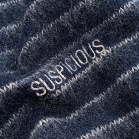 Winter4 / Essentials Striped Mohair Knit - Nightfall