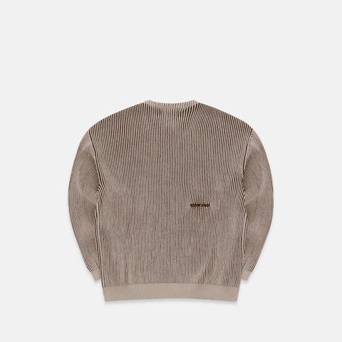 Leopard / Essentials Vintage Knitted Sweat - Brown