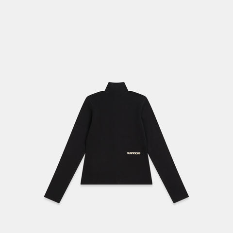 Winter 5 / Essentials W Fitted Zip-Up - Black