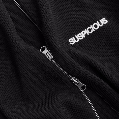 Winter 5 / Essentials W Fitted Zip-Up - Black