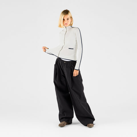 End Of Summer / Essentials W Fitted Zip-Up - Off-white