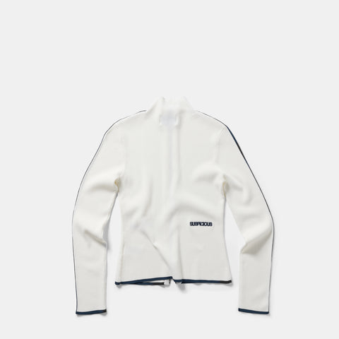 End Of Summer / Essentials W Fitted Zip-Up - Off-white