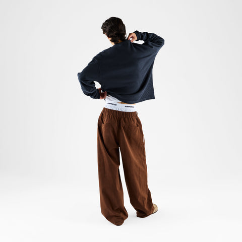 Winter 2 / Essentials Waffle Henley Longsleeve - Nightfall