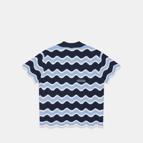 Boat / Essentials Wavy Polo - Celestial & Nightfall