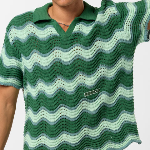 PL / Essentials Wavy Polo - Green