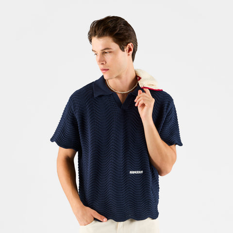 Boat / Essentials Wavy Polo - Nightfall
