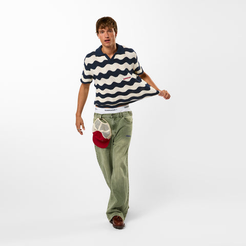 Bestsellers Variants / Essentials Wavy Polo - Nightfall