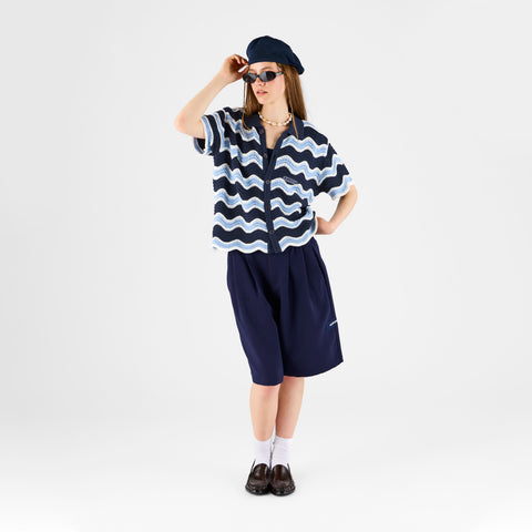 Boat / Essentials Wavy Shirt - Celestial & Nightfall
