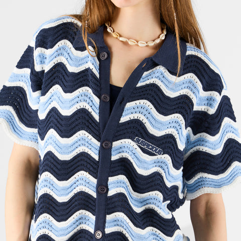 Boat / Essentials Wavy Shirt - Celestial & Nightfall
