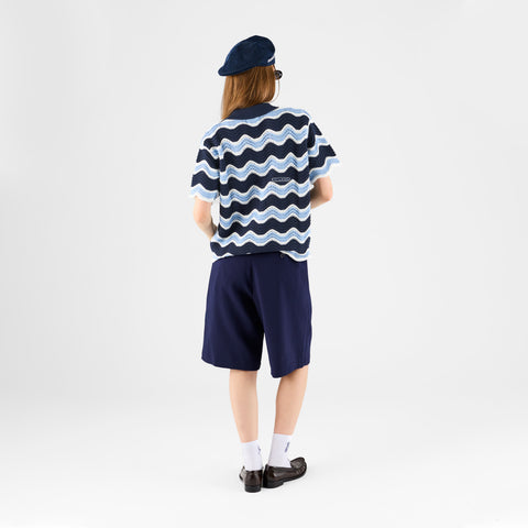 Boat / Essentials Wavy Shirt - Celestial & Nightfall