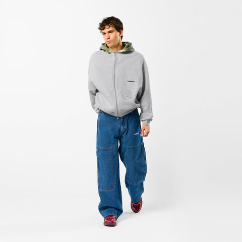 Camo / Essentials Zip-Up Hoodie - Neutral Heather