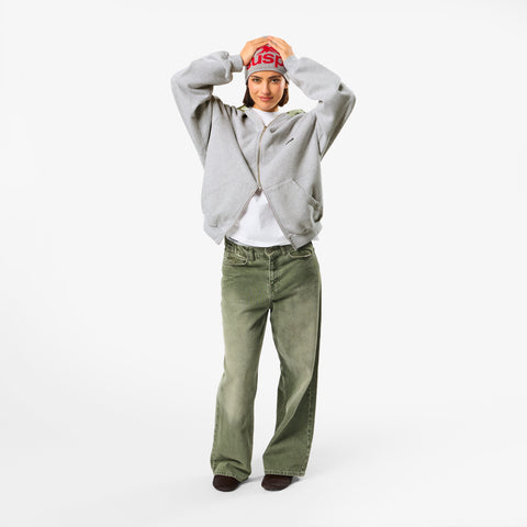 Camo / Essentials Zip-Up Hoodie - Neutral Heather