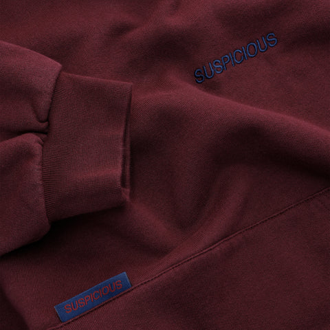 The Essentials Hoodie - Burgundy