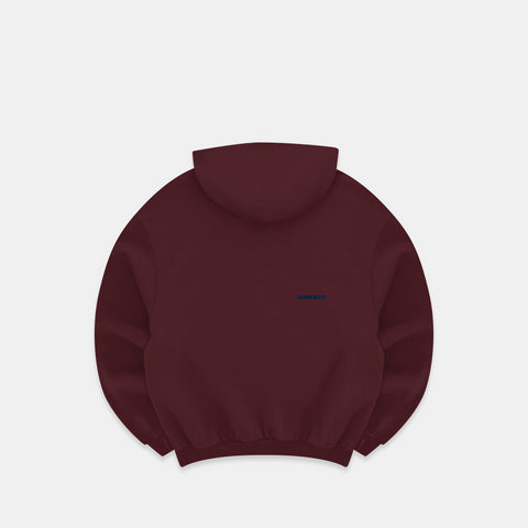 The Essentials Hoodie - Burgundy