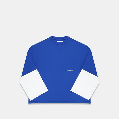 The Essentials Layered Longsleeve - Big Blue