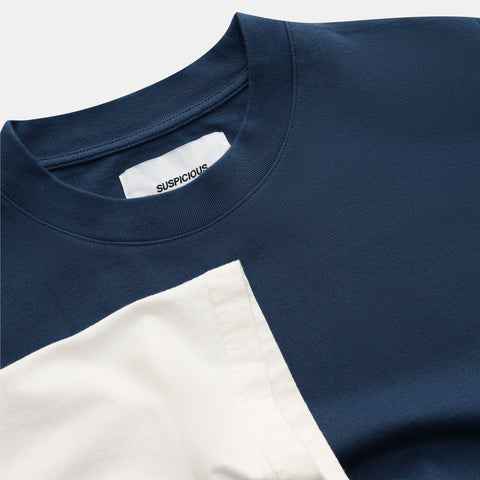 The Essentials Layered Longsleeve - Navy
