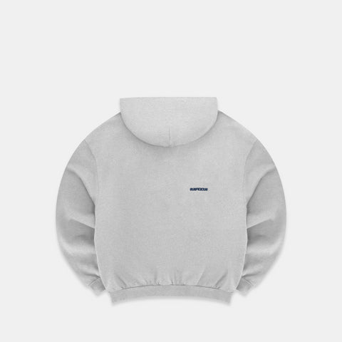 The Essentials Zip-Up Hoodie - Neutral Heather