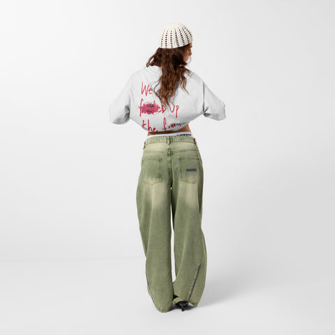 Bestsellers Variants / F'd Up Tee - Ash & Ruby Red