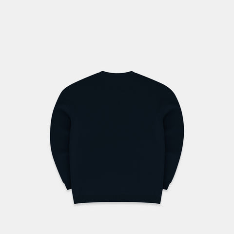 Fall '24 / The Smiley Knitted Sweat - Navy