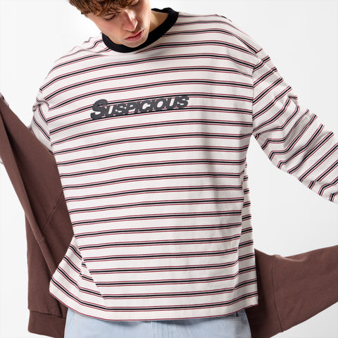 Winter3 / Flow Striped Longsleeve - Black & White