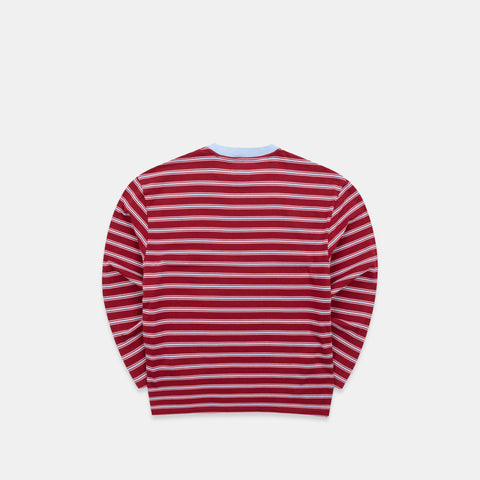Winter3 / Flow Striped Longsleeve - Red & Blue