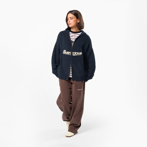 Winter3 / Flow Vintage Zip-Up - Navy