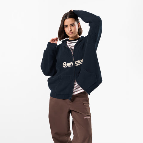 Winter3 / Flow Vintage Zip-Up - Navy