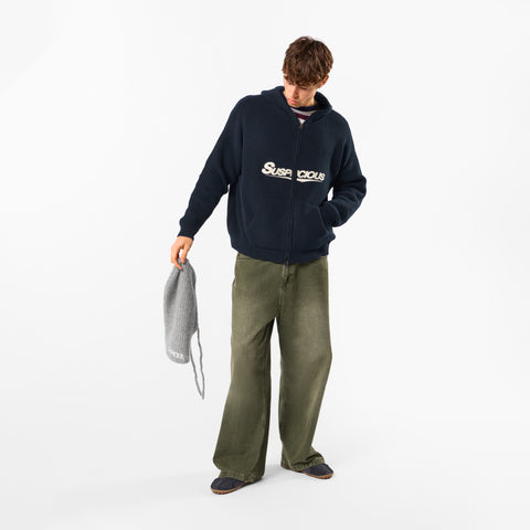 Winter3 / Flow Vintage Zip-Up - Navy