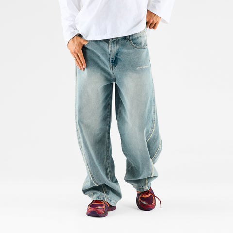 Winter 1 / Frayed Jeans - Washed Blue