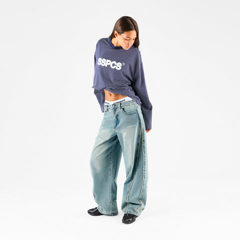 Winter 1 / Frayed Jeans - Washed Blue