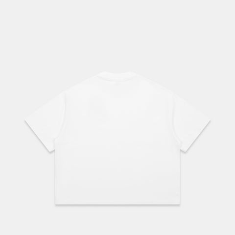 GTD2 / Front Green Aura Star Tee - White