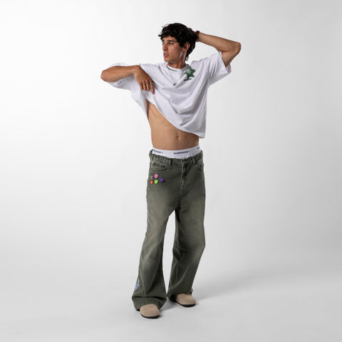 PL / Vertified Roomie Jeans - Washed Green