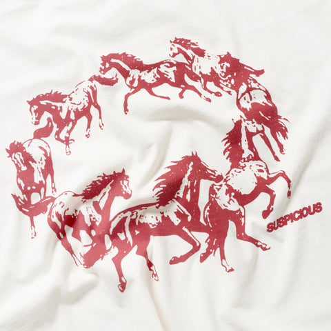 Suspicious Cowboys / Gallop Tee - Natural